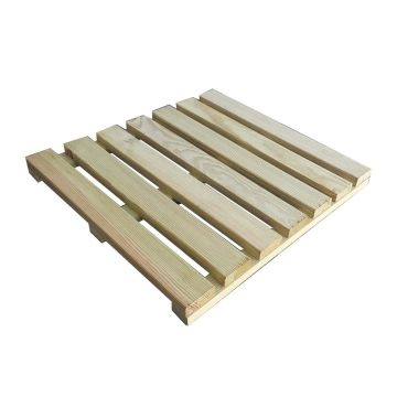 Snowdon Timber Treated Deck Tile (T) 35mm (W) 400mm (L) 400mm - Pack of 5