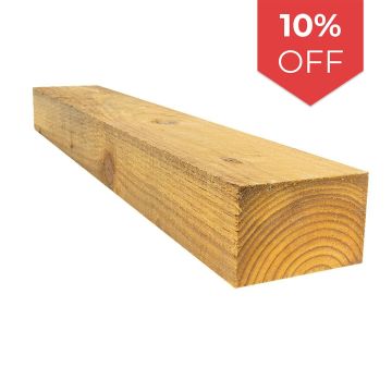 Snowdon Timber Treated Sleeper (T) 100mm (W) 150mm (L) 0.9m - Pack of 5