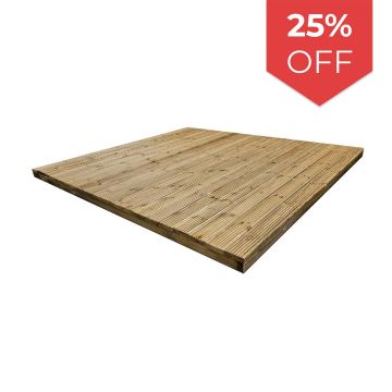 Snowdon Timber Treated Premium Decking Kit (H) 98mm (W) 2.4m (L) 2.4m