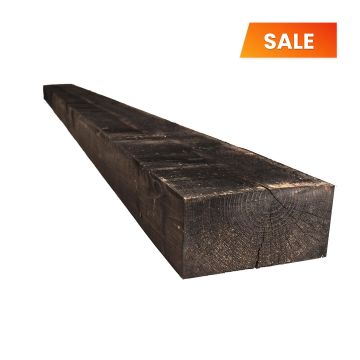 Snowdon Timber Treated Reject Black Sleeper (H) 95mm (W) 195mm (L) 2.4m