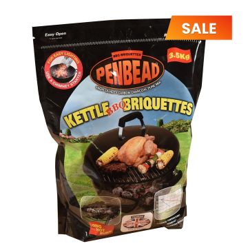 Penbead BBQ Kettle Briquettes 3.5kg