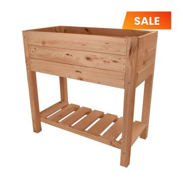 Snowdon Timber Natural Raised Garden Planter (L) 780mm (W) 400mm (H) 780mm