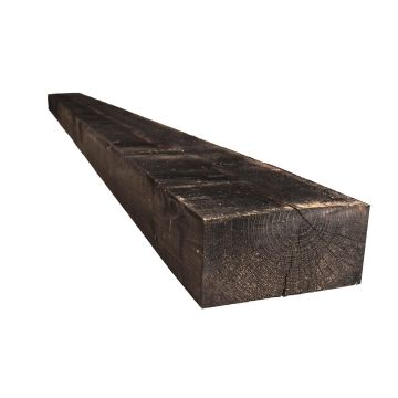 Snowdon Timber Treated Reject Black Sleeper (H) 95mm (W) 195mm (L) 2.4m - Pack of 10