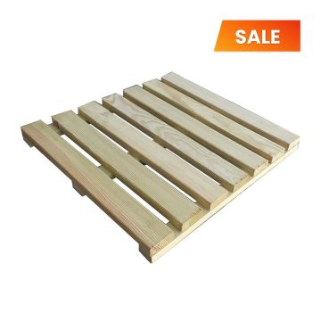Snowdon Timber Treated Deck Tile (T) 35mm (W) 400mm (L) 400mm - Pack of 25