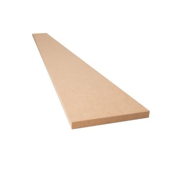Snowdon Timber MDF Shaker Wall Panelling Kit (T) 9mm (W) 100mm (L) 1220mm - Pack of 2