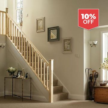 Cheshire Mouldings Pine Stop Chamfered Spindle Stair Kit (W) 41mm