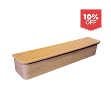 Cheshire Mouldings Stair Klad Oak Universal Bullnose (L) 235mm (W) 1200mm (T) 200mm
