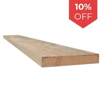 Snowdon Timber Factory Reject SB362253 Unbanded Scaffold Board (L) 975mm (W) 225mm (T) 36mm