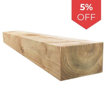 Snowdon Timber Garden Treated Sleeper 5 Pack (L) 1.2m (W) 150mm (H) 100mm