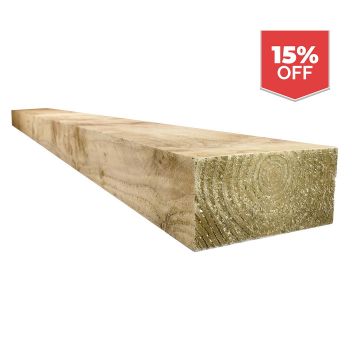 Snowdon Timber Garden Treated Sleeper 5 Pack (W) 200mm (L) 2.4m