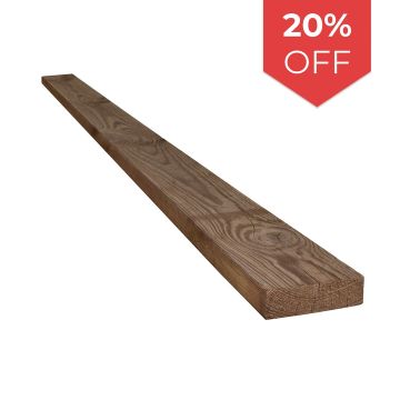 Snowdon Timber Reject Treated 3x1" Timber (T) 22mm (W) 75mm (L) 2.4m - Pack of 20