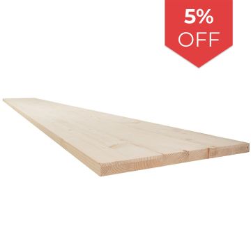 Snowdon Timber Softwood Furniture Board (T) 18mm (W) 300mm (L) 2350mm