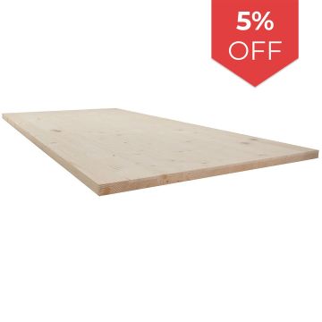 Snowdon Timber Spruce Furniture Board (T) 18mm (W) 500mm (L) 1150mm