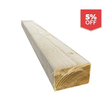 Snowdon Timber Treated 3x2" Timber 5 Pack (L) 1.8m (W) 70mm (T) 45mm