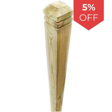 Snowdon Timber Treated Newel Post (T) 82mm (W) 82mm (L)1500mm - Pack of 10
