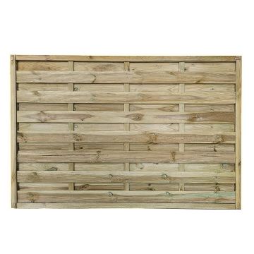 Snowdon Timber Pressure Treated 4ft Fence Panel (W) 1.8m (H) 1.2m