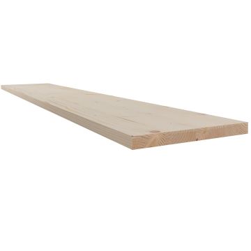 Snowdon Timber Spruce Furniture Board (T) 18mm (W) 200mm (L) 1150mm