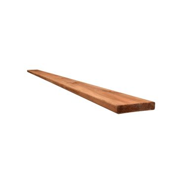 Snowdon Timber Treated Brown Decking Board 8 Pack (L) 2.4m (W) 145mm (T) 27mm