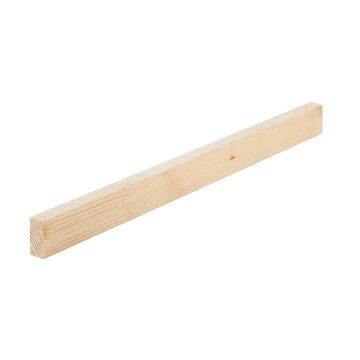 Snowdon Timber Rough Sawn Softwood Timber (T) 15mm (W) 38mm (L) 2.4m - Pack of 8