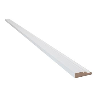 Snowdon Timber White Primed MDF Ogee Architrave (T) 18mm (W) 69mm (L) 2.1m