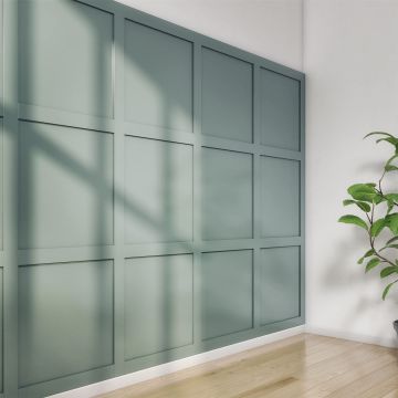 Cheshire Mouldings WPKT3 MDF Shaker Wall Panelling Kit (T) 9mm (W) 63mm (H) 1200mm