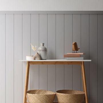 Snowdon Timber Primed MDF T&G Wall Panel Kit (T) 9mm (W) 100mm (L) 1200mm