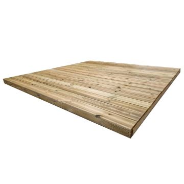 Snowdon Timber Factory Reject Treated Value Decking Kit (W) 2.4m (L) 2.4m