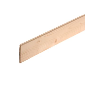 Snowdon Timber Tongue & Groove Cladding (T) 7.5mm (W) 95mm (L) 2.4m - Pack of 10