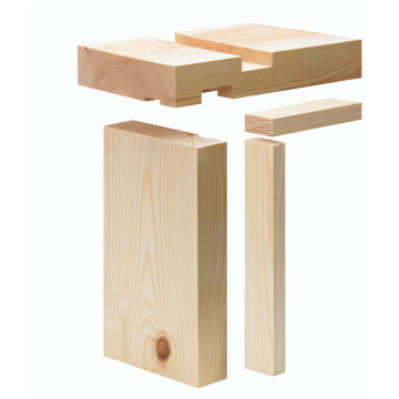 Snowdon Timber Whitewood Door Lining Set (W) 132mm (H) 2.1m