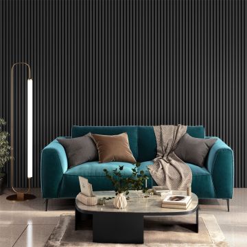 Cheshire Mouldings WPKT8 Acoustic Wall Panel Dark Grey (L) 2400mm (W) 605mm (T) 21mm