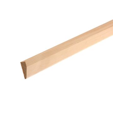 Snowdon Timber Pine Chamfered Architrave (T) 15mm (W) 45mm (L) 2.1m - Pack of 8