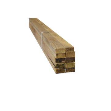 Snowdon Timber Reject Treated 2x1 Batten (T) 25mm (W) 50mm (L) 2.4m - Pack of 10