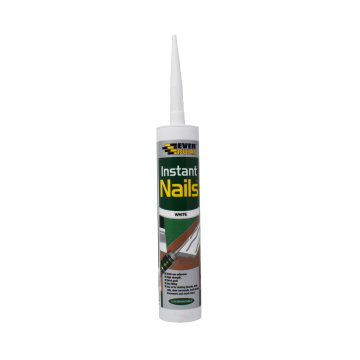 Everbuild Instant Nails White Solvent Free Adhesive 290ml