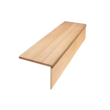 Cheshire Mouldings Stair Klad Oak Tread and Riser Kit (L) 1.0m (W) 300mm (T) 13mm