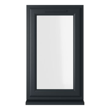 Crystal Triple Glazed Window Grey/White LH Clear