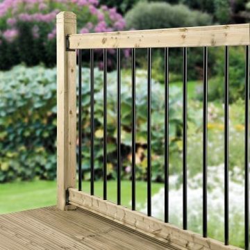 Cheshire Mouldings Traditional Decking Balustrade Kit (W) 1.8m
