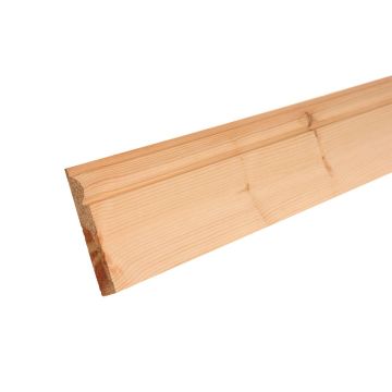 Snowdon Timber Pine Torus Skirting Board (T) 15mm (W) 119mm (L) 2.4m - Pack of 4