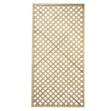 Snowdon Timber Treated Trellis Panel (T) 30mm (W) 950mm (H) 1800mm
