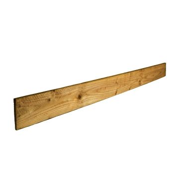 Snowdon Timber Pressure Treated Timber Feather Edge Fence Board (T) 11mm (W) 125mm (L) 1.8m - Pack of 16