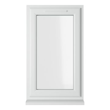 Crystal Triple Glazed Window White RH 610mm Clear