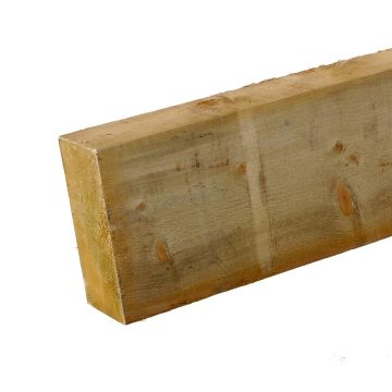 Snowdon Timber Rough Sawn Treated Timber (T) 47mm (W) 100mm (L) 2.4m - Pack of 4