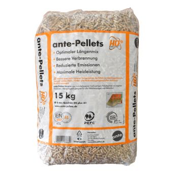 Ante Pellet Wood Pellets - EN Plus A1, 15kg Bag