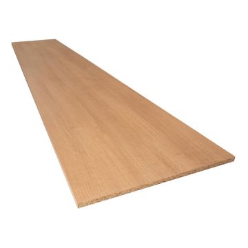 Snowdon Timber Oak Laminated Chipboard (T) 15mm (W) 450mm (L) 2.44m - Pack of 8