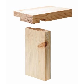 Snowdon Timber Whitewood Door Casing Set (T) 34mm (W) 106mm (H) 2.1m - Pack of 2