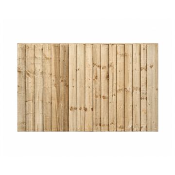 Snowdon Timber Treated Feather Edge Fence Panel (W) 1828mm (H) 900mm