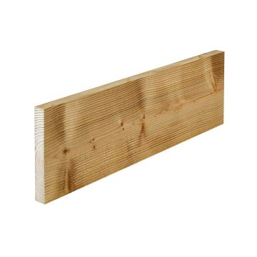 Snowdon Timber Rough Sawn Treated Timber (T) 22mm (W) 150mm (L) 1.8m - Pack of 8
