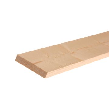 Snowdon Timber Planed Softwood Square Edge Timber (T) 18mm (W) 70mm (L) 2.4m - Pack of 8