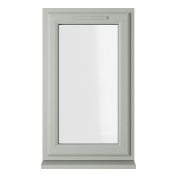Crystal uPVC Window Double Glazed Agate/White A Rated Right Hand Side Hung Clear Glazing