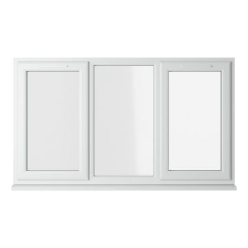 Crystal Triple Glazed Window White LH & RH Clear