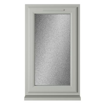 Crystal uPVC Window Triple Glazed Agate/White A+ Rated Right Hand Side Hung Obscure Glazing